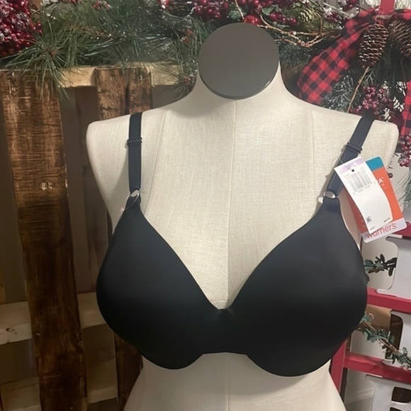 Warner’s bra black cushioned underwire full coverage bra adjustable strap Sz 38D - Picture 8 of 8